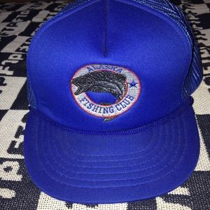 Vintage Alaska fishing club hat